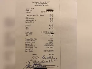 Cliente deixa gorjeta de US$ 16.000 em restaurante nos EUA