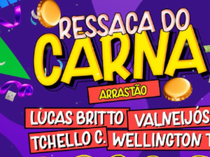 Ressaca de Carnaval promove grande 'arrastão' neste sábado (15) em Lagoa da Canoa