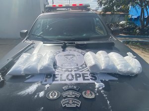 Polícia apreende 6kg de cocaína no bairro Baixa Grande em Arapiraca