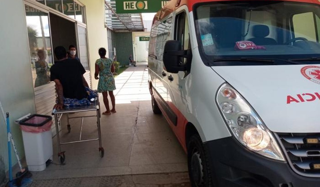 Entregador de água e gás sofre acidente na AL-220, não resiste e morre no Hospital de Emergência em Arapiraca