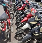 BPRv realiza operações de transito e apreende mais de 20 motocicletas, em Maceió