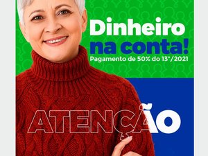 Prefeitura de Maribondo antecipa 50% do 13º salário de aposentados e pensionistas
