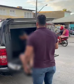 Homem é preso em Porto Calvo por tentar matar a ex após flagrá-la beijando outra pessoa