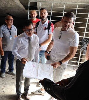 MPAL visita o Rei Pelé para averiguar obras e condições de funcionamento