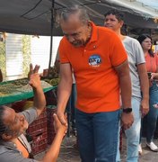 Campanha fria nas ruas não consegue mudar cenário de favoritismo de Luciano Barbosa