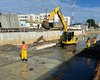Obras de canalização do Riacho Salgadinho avançam com colocação de placas de concreto
