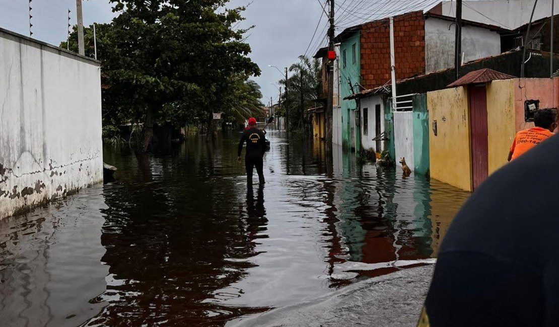 Número de desalojados e desabrigados chega a mais de 500 em oito municípios de AL