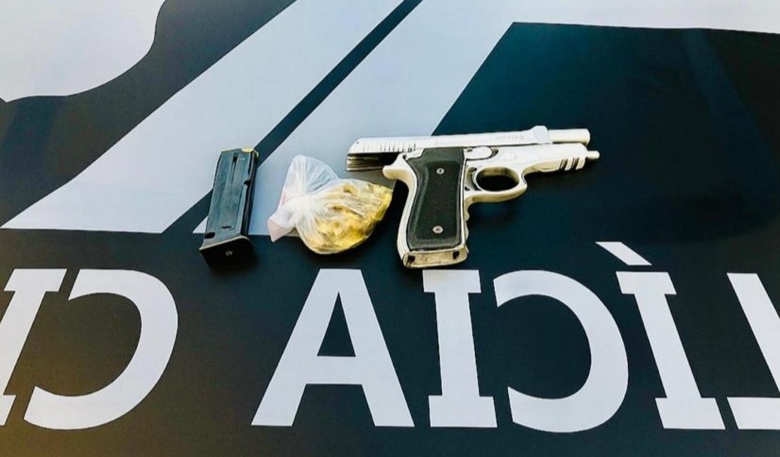 Polícia prende jovem de 27 anos acusado de tentativa de homicídio em Rio Largo