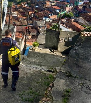 Samu salva homem de 57 anos em crise de hipoglicemia no bairro do Jacintinho