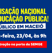Sinteal promove ato de paralisação em Maceió nesta quarta-feira (23)