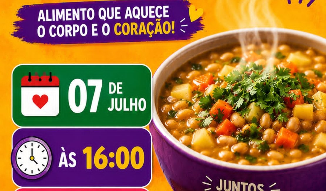 Prefeitura de Palmeira dos Índios realiza “Sopão do Povo” nesta terça-feira (7)