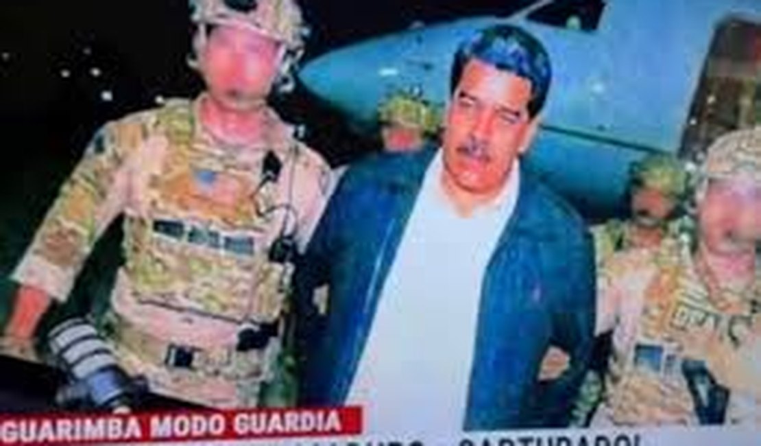 Imagens da captura de Maduro por militares americanos circulam nas TVs da América Latina