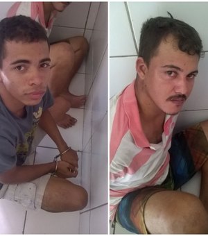 Duas pessoas são presas suspeitas de cometer assaltos na Região Metropolitana de Maceió