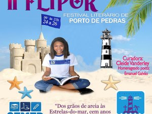 100 anos de Porto de Pedras: prefeitura realizará 2º Festival Literário