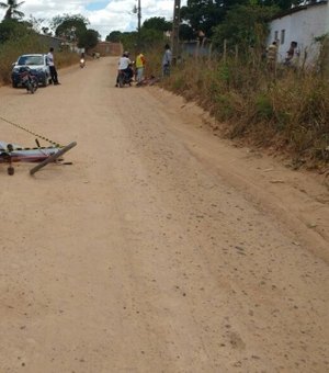 Homem é assassinado enquanto trafegava em uma bicicleta na zona rural de Arapiraca