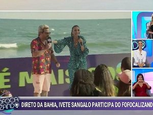 Ivete Sangalo comete gafe e pergunta por Leo Dias no ‘Fofocalizando’