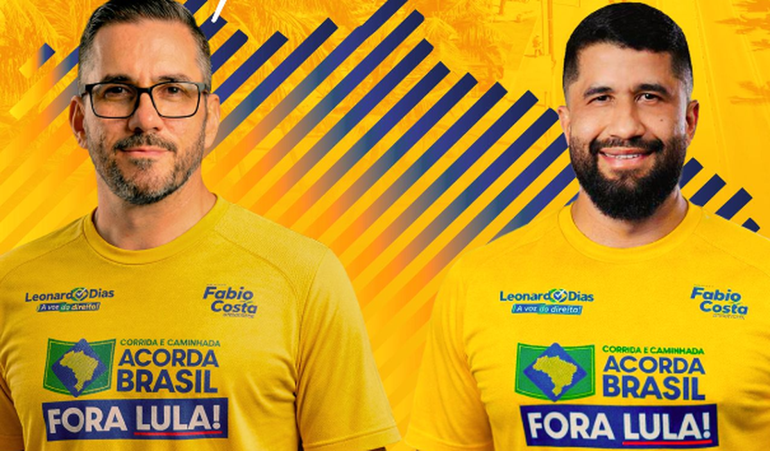 Leonardo Dias e Delegado Fabio Costa anunciam corrida “Acorda Brasil”, em Maceió