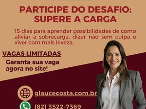 Psicóloga lança desafio online para mulheres: “Supere a Carga”