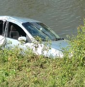 Motorista morre ao perder controle do carro e cair dentro de viveiro de peixes