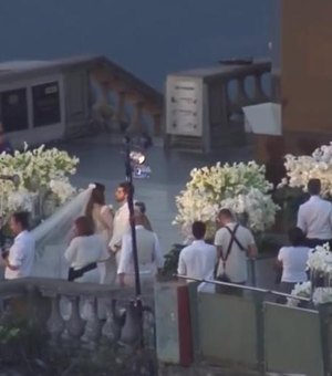 DJ Alok e Romana Novais se casam aos pés do Cristo Redentor