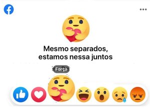 Facebook adiciona botão de reação de solidariedade durante pandemia