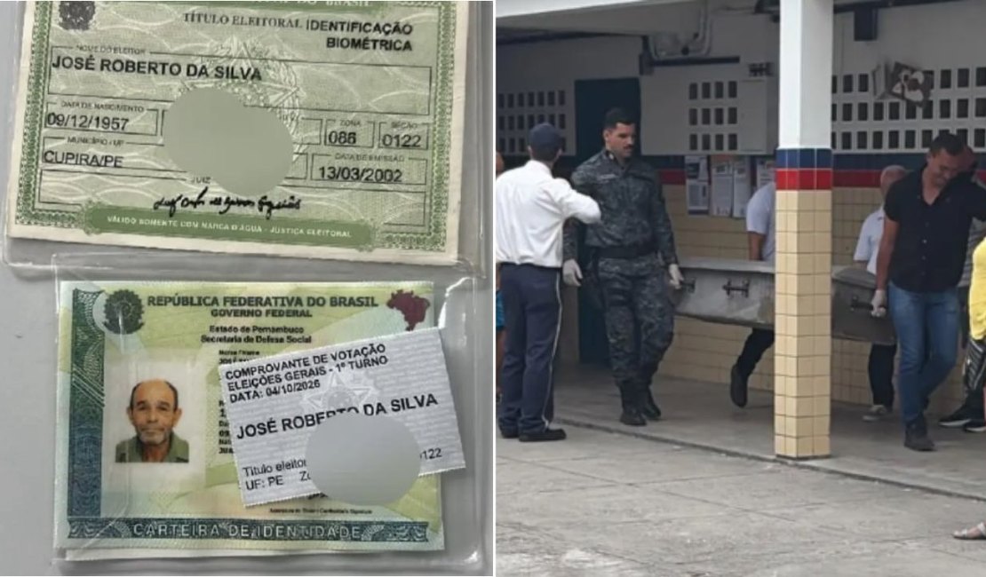 Idoso morre após passar mal durante votação em Pernambuco