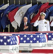 Restos de soldados mortos na Guerra da Coreia chegam aos EUA