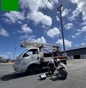 Prefeitura avança com obras para iluminação no novo Mercado da Produção