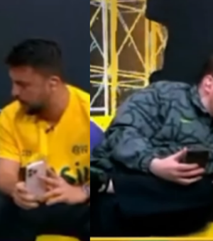 Falso alerta da Defesa Civil interrompe transmissão da CazéTV durante a madrugada