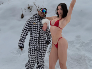 [Vídeo] Bella Longuinho faz antes e depois dançando de traje banho na neve