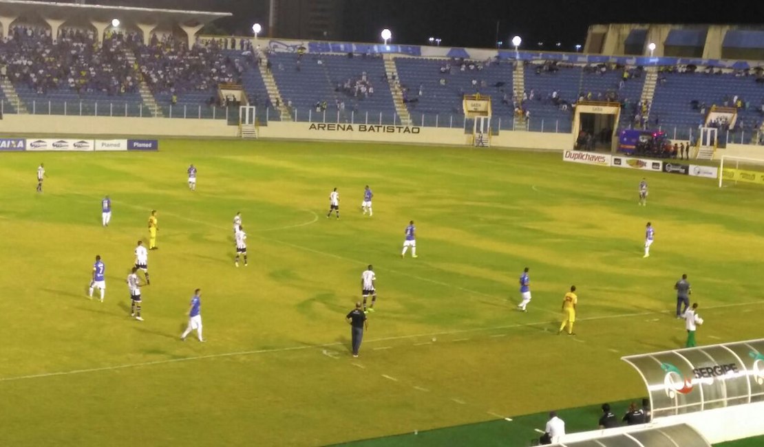 Confiança 1 x 1 ASA: jogo movimentado e alvinegro ainda desperdiçou penalidade 