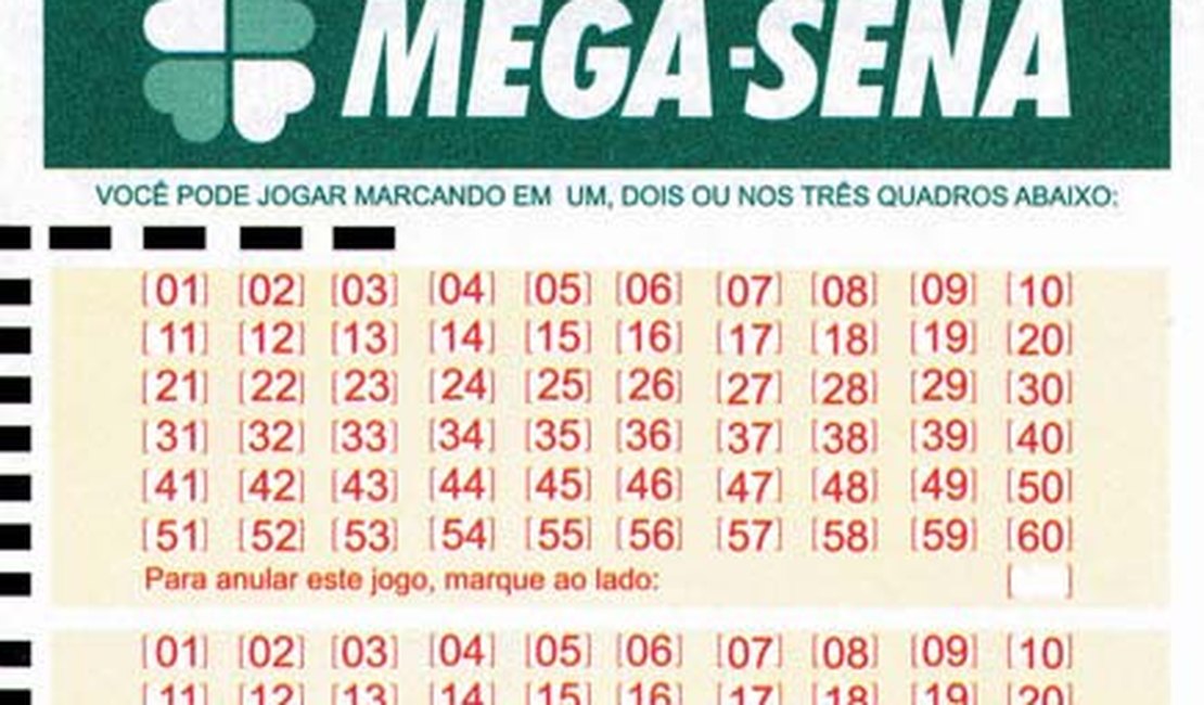 Mega-Sena acumula e vai pagar R$ 50 milhões; confira dezenas sorteadas