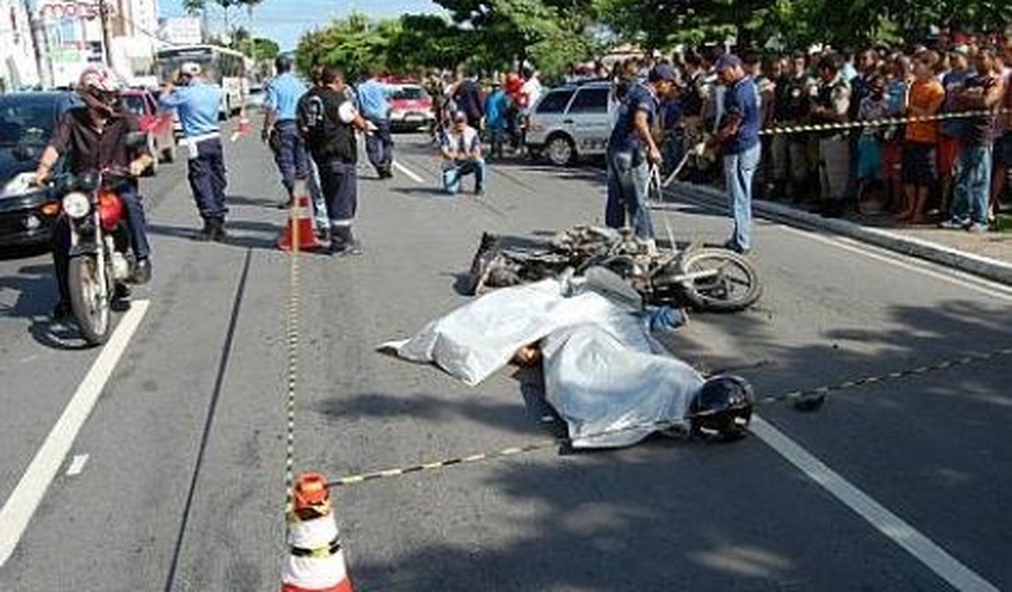 Mortes de motociclistas em Alagoas aumentam mais de 400% em dez anos