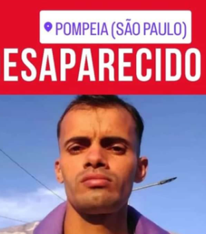 Alagoano morador de Pompeia em São Paulo está desaparecido, família pede ajuda