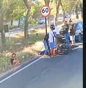 Colisão entre carro e motocicleta deixa duas mulheres feridas na BR-104 em Rio Largo