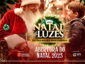 Parada Natalina dará início ao Natal de Luzes de Palmeira dos Índios nesta sexta (5)