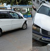 Mulher fica ferida após colisão em cruzamento no bairro Eldorado, em Arapiraca