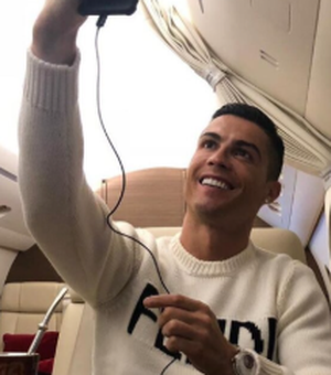 Rastro misterioso no céu de Arapiraca era de jato do mesmo modelo usado por Cristiano Ronaldo