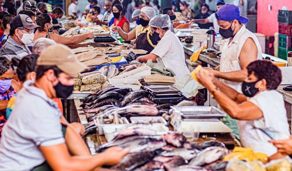 Venda de peixes para a Semana Santa aquecerá a economia nas feiras livres de Arapiraca