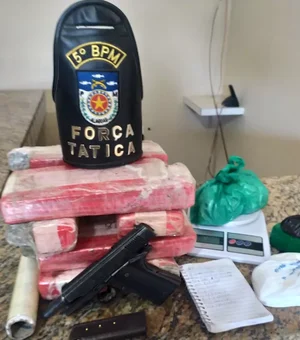 Polícia apreende quase oito quilos de maconha em Maceió