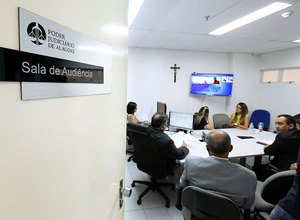 Audiências por videoconferência em Alagoas aumentam 71,8% em 2017