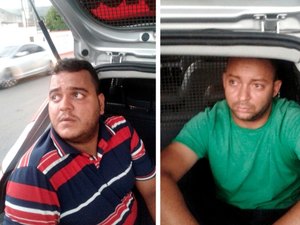 Arapiraquenses são presos após praticar assaltos em Palmeira