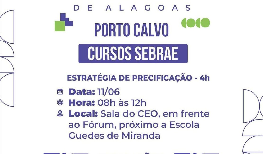 Escola do Turismo anuncia curso em Porto Calvo