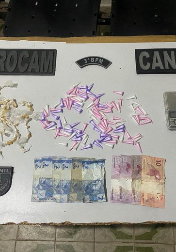 PM apreende drogas após denúncia anônima em São Miguel dos Campos