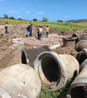 Comunidades da zona rural de Palmeira são beneficiadas com obras de reparo de danos provocados pelas chuvas