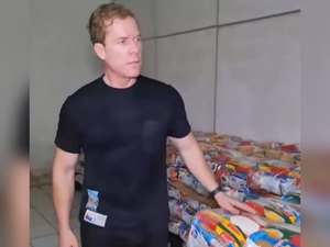 Marx Beltrão garante doações de cestas e água mineral para atingidos pelas chuvas no interior de AL
