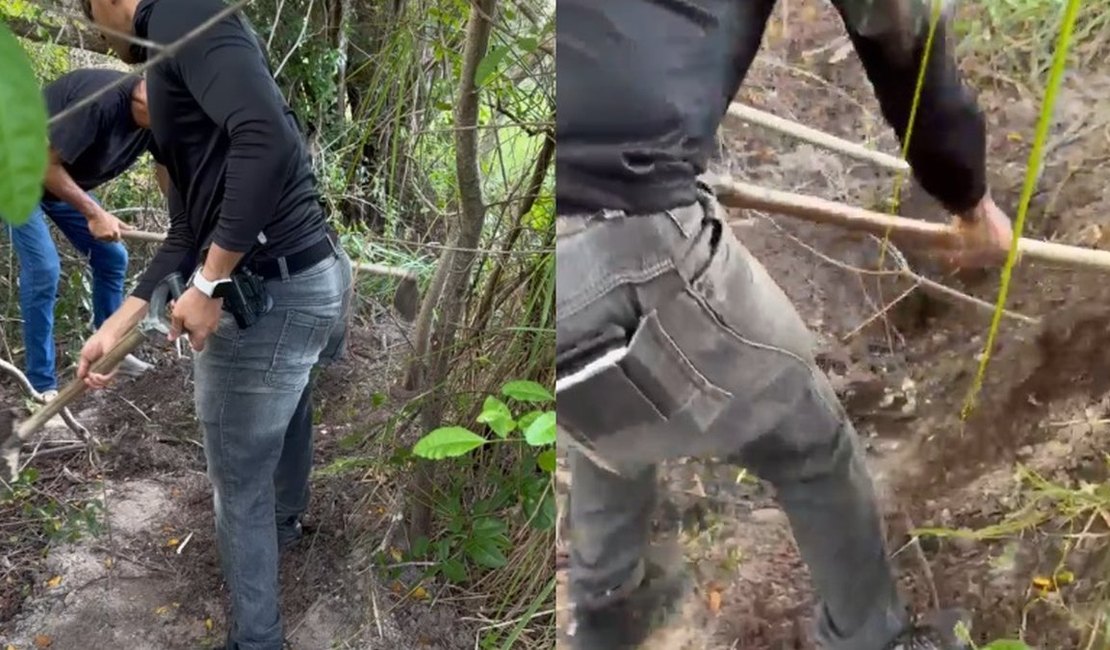 Corpo enterrado em mangue pode ser de rapaz desaparecido em Marechal