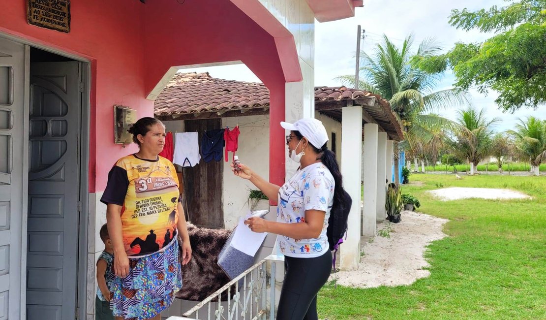 Secretaria de Saúde de Penedo leva vacina e orientações para famílias do meio rural