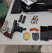 Policial de férias prende jovens com armas em Colônia Leopoldina