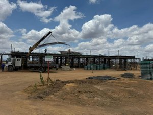 Obra do Hospital Metropolitano do Agreste avança em Arapiraca